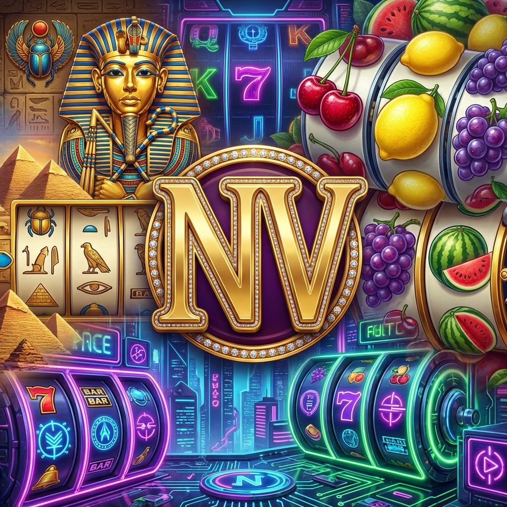 NV Casino Echtgeld Slots - Gewinnkombination auf 5 Walzen mit Wild Symbolen